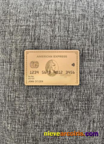 USA MOVO bank AMEX gold card photolook